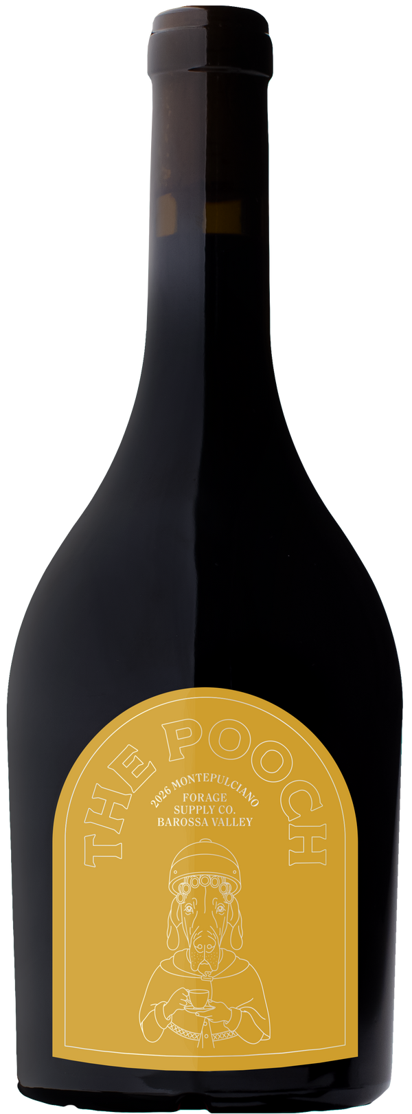 Bottle of The Pooch 2026 Preservative-Free Montepulciano by Forage Supply Co.